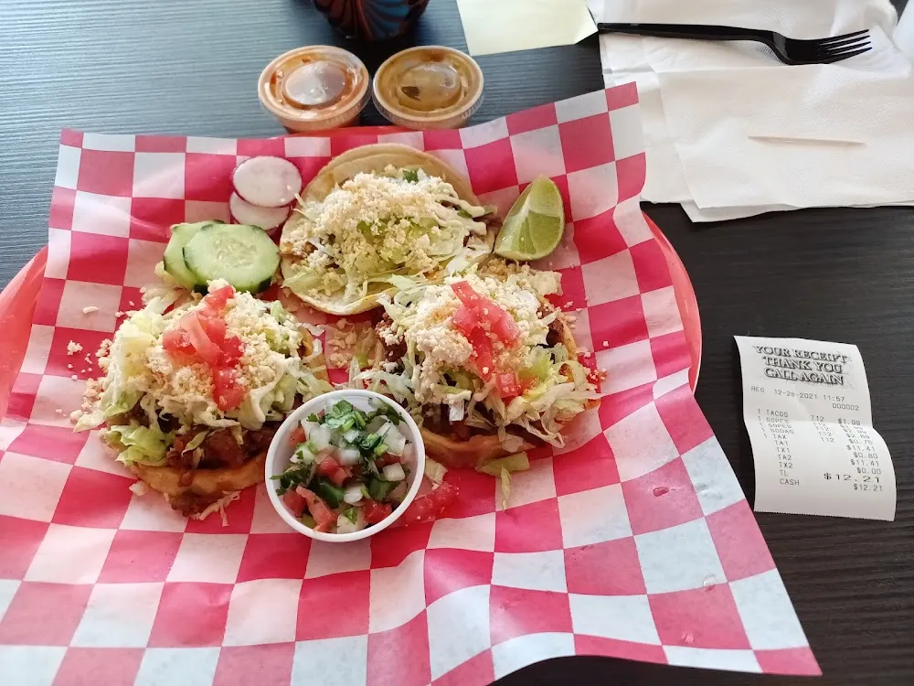 Sope Al Pastor Taco Asada